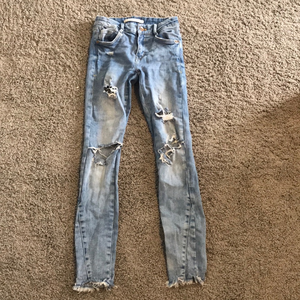 EUR 32, zara jeans, lightly worn
